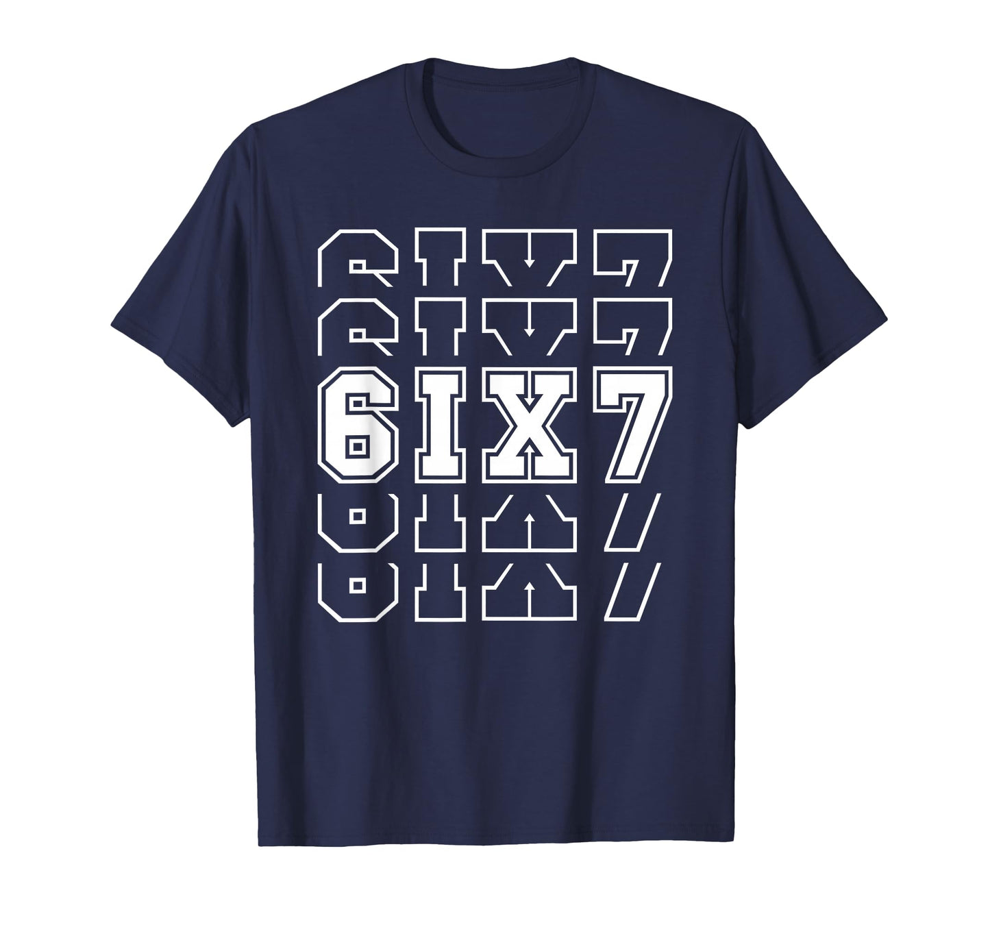 67 Six Seven 6 7 Meme Design Funny 6 7 T-Shirt