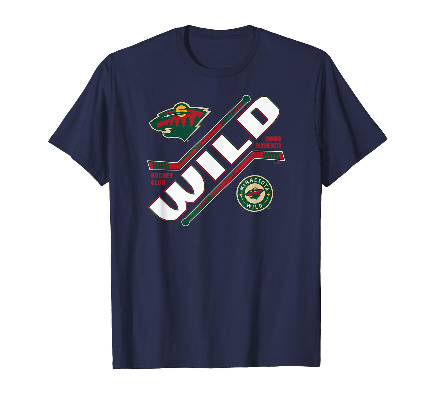 Minnesota Wild Force Black Officially Licensed T-Shirt