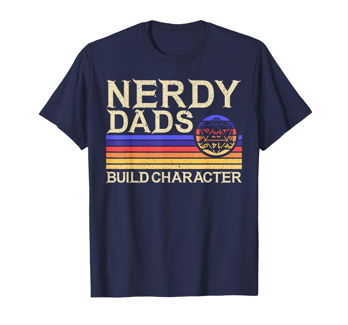 Nerdy Dad RPG Gaming D20 Tabletop Games Funny RPG Gamer T-Shirt