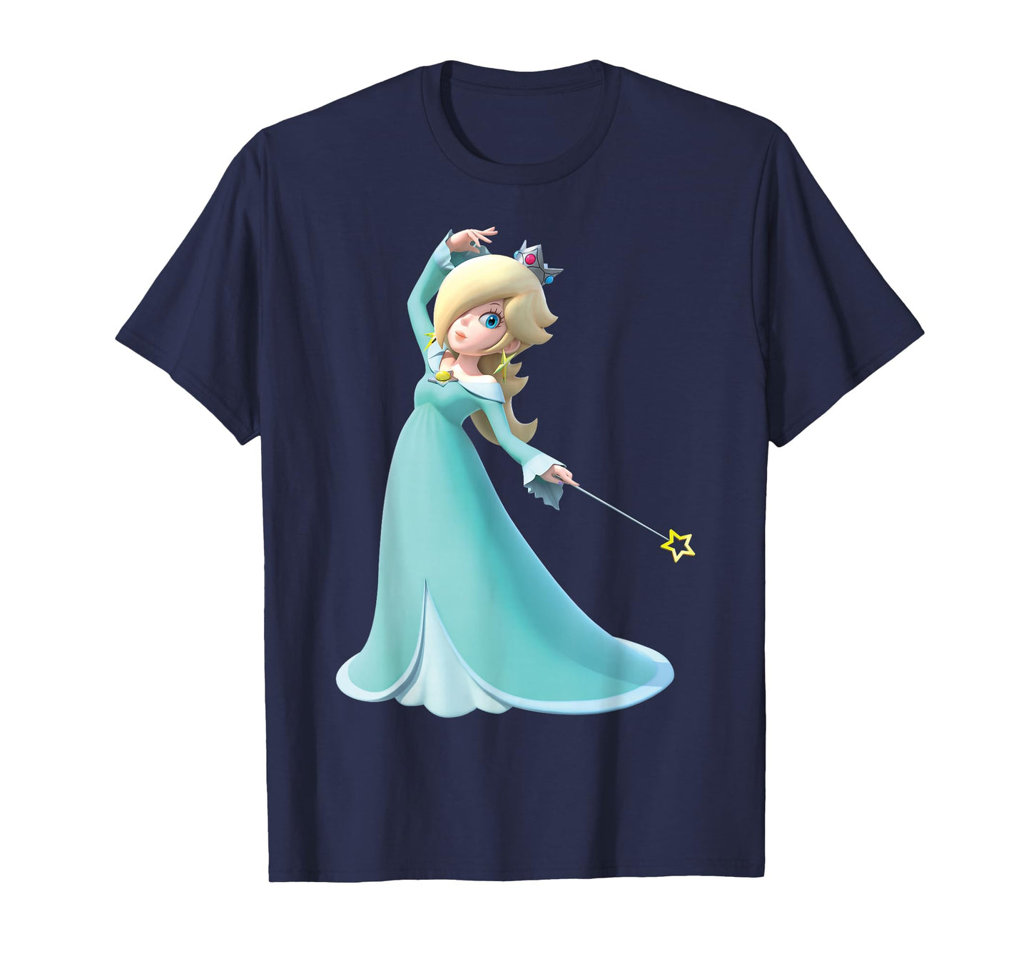 Super Mario Vintage Rosalina 3D Nintendo Poster T-Shirt