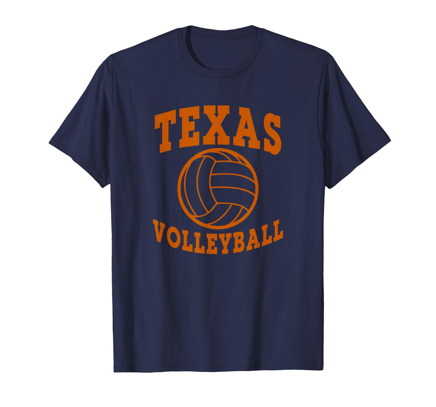 Texas Volleyball Block Style T-Shirt