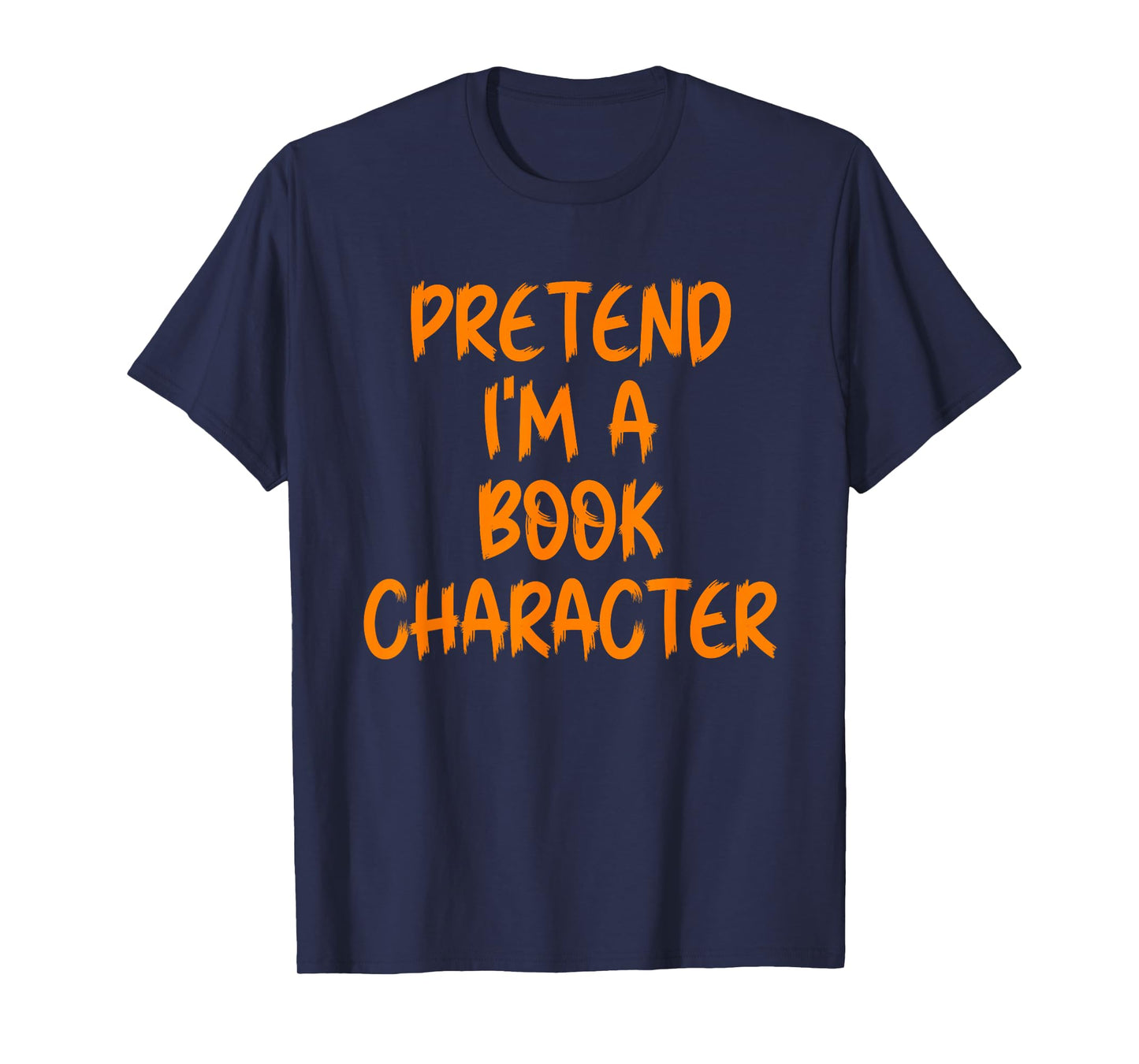 Halloween Pretend I'm Book Character Costume Lazy Adult Kids T-Shirt