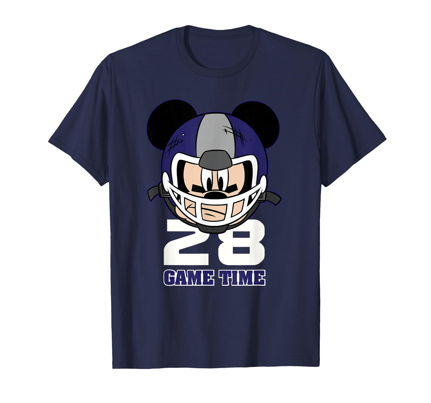 Disney Mickey Mouse Football #28 Game Time Sports T-Shirt