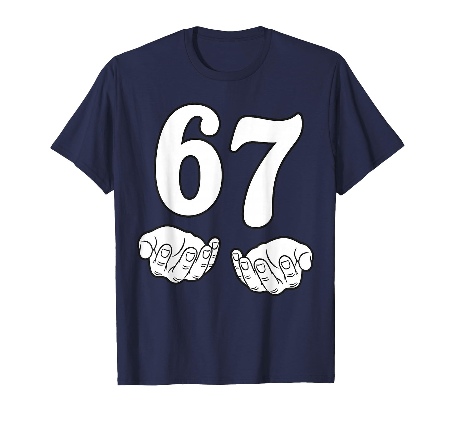 Six Seven 6 7 Funny 67 Gen Alpha Slang 6-7 Meme School T-Shirt