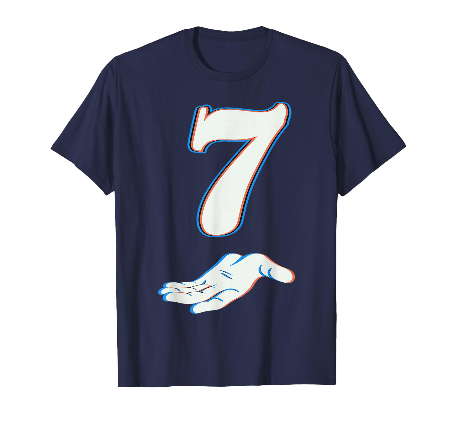 Number 7 Matching 67 Six Seven Meme Couple Halloween Costume T-Shirt