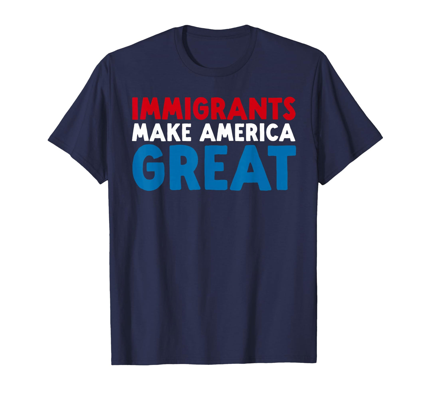 Immigrants Make America Great - No Kings Protest Tee T-Shirt