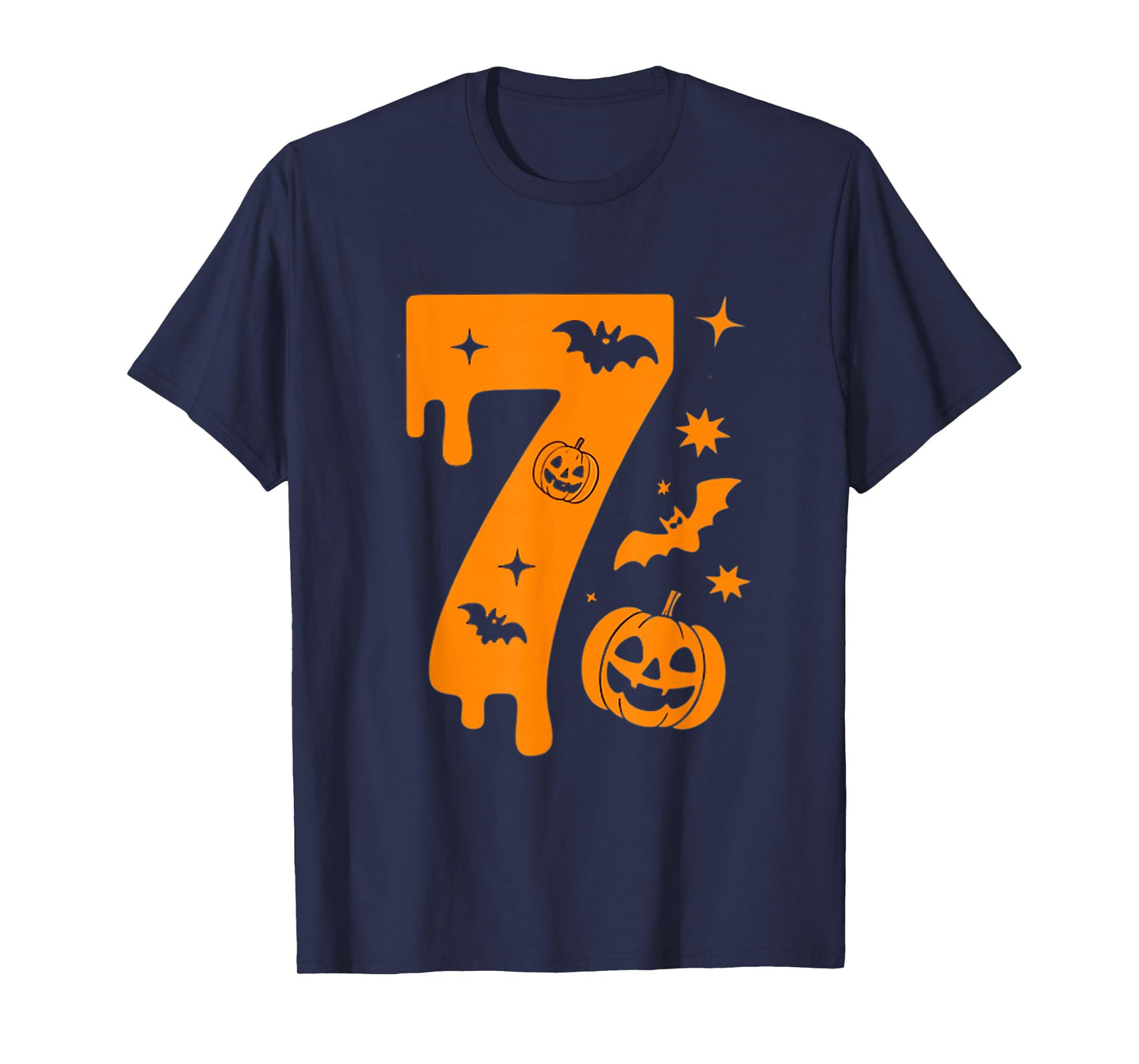 Number 7 Six Seven 6 7 Meme Funny Design Couples Halloween T-Shirt