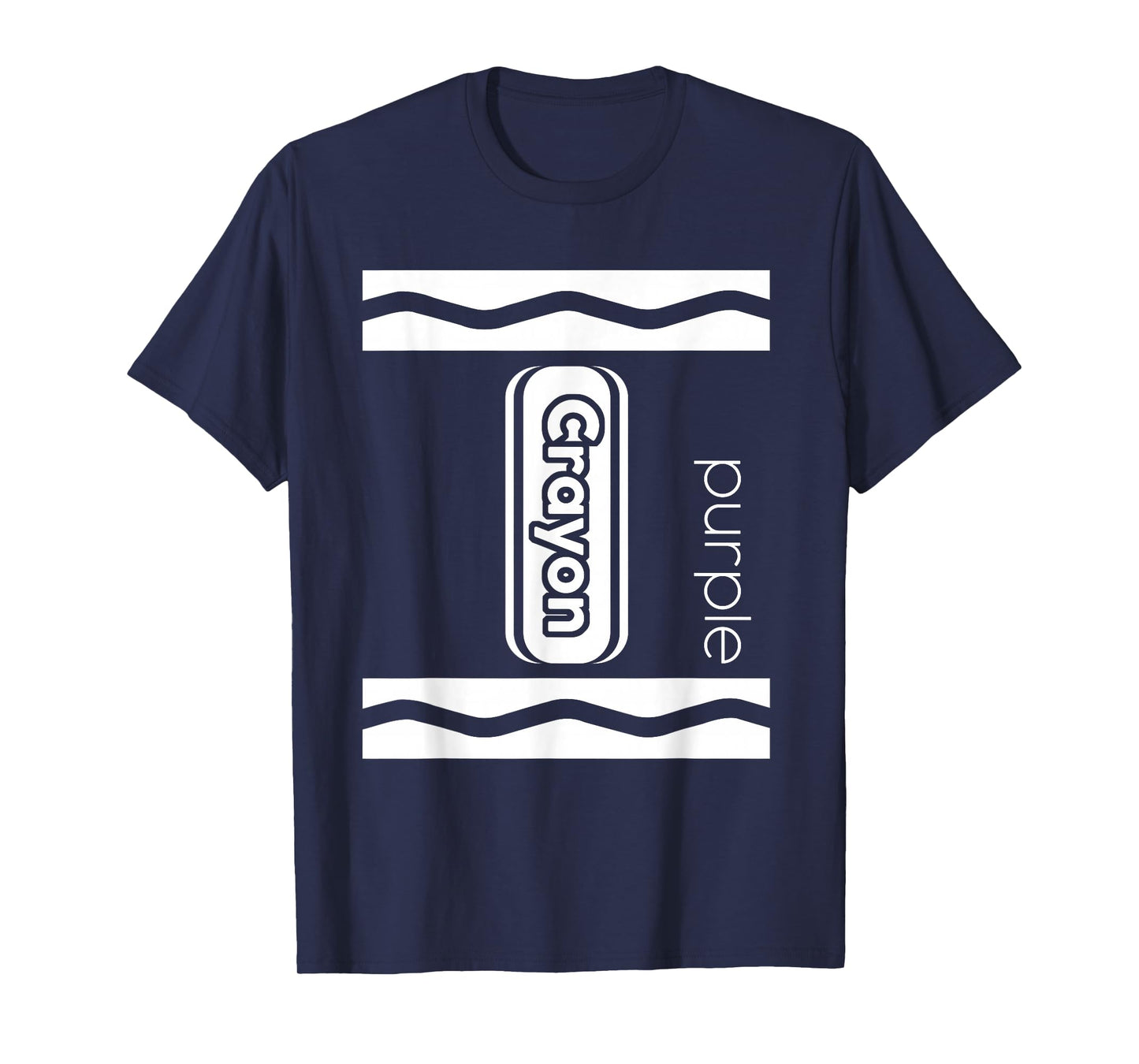 Purple Crayon Easy Halloween Costume Cute Funny T-Shirt
