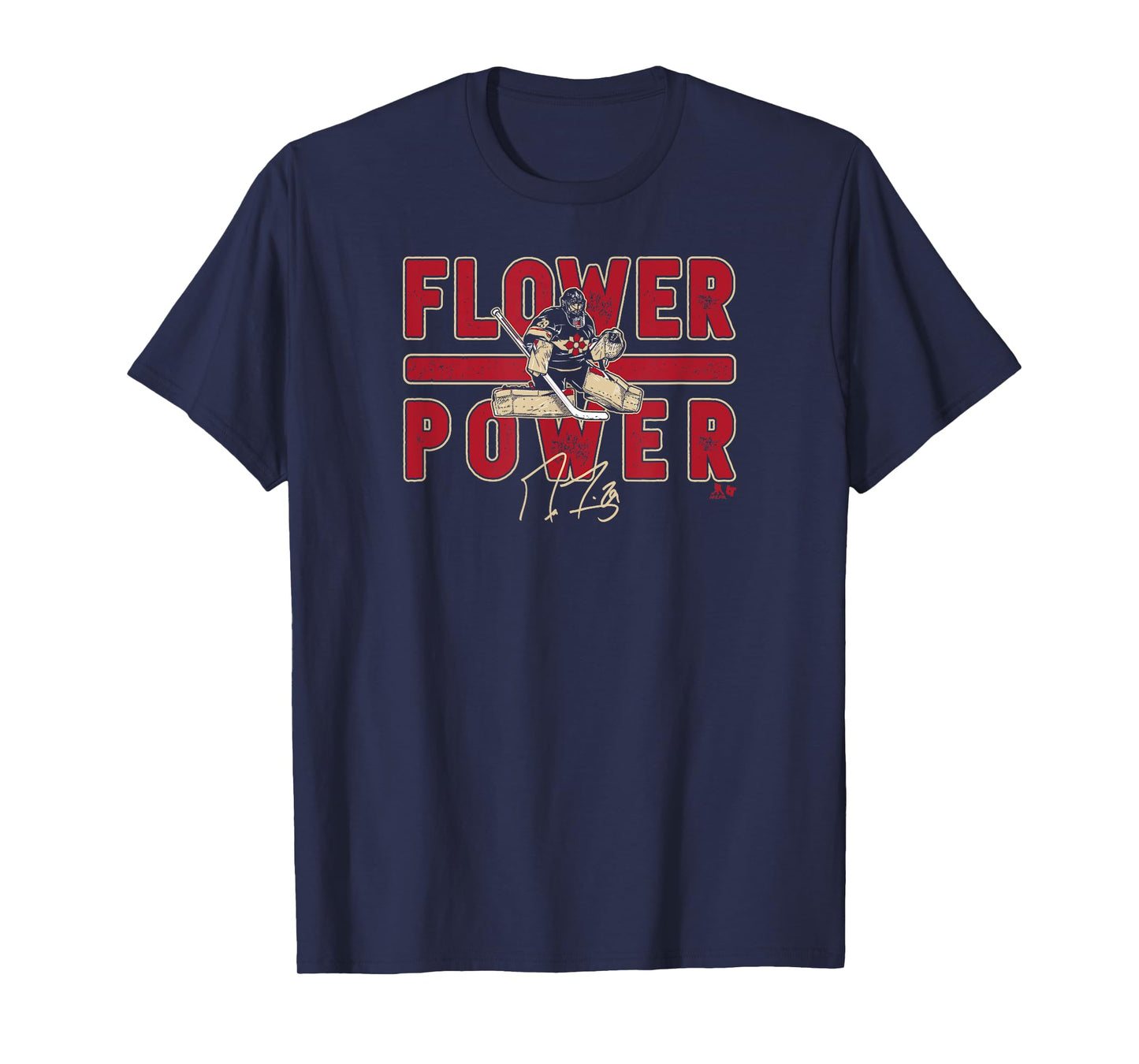 Marc Andre Fleury - Flower Power - Minnesota Hockey T-Shirt