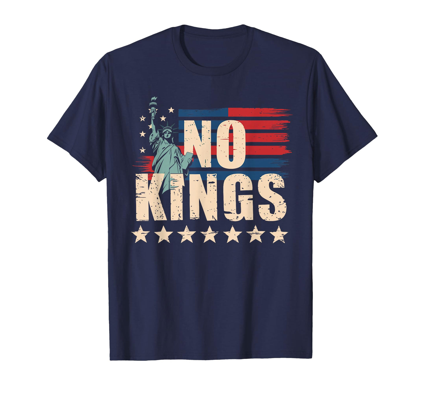 No Kings in America Statue of Liberty 1776 October 18 T-Shirt