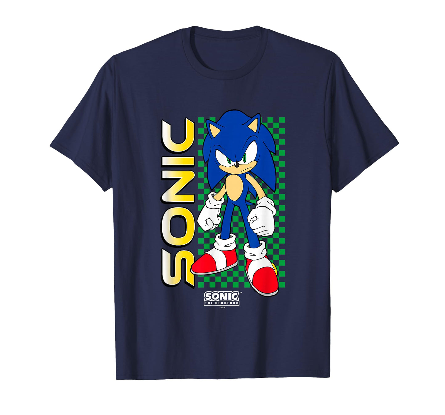 Sonic The Hedgehog Ready For Action Heroic Pose T-Shirt