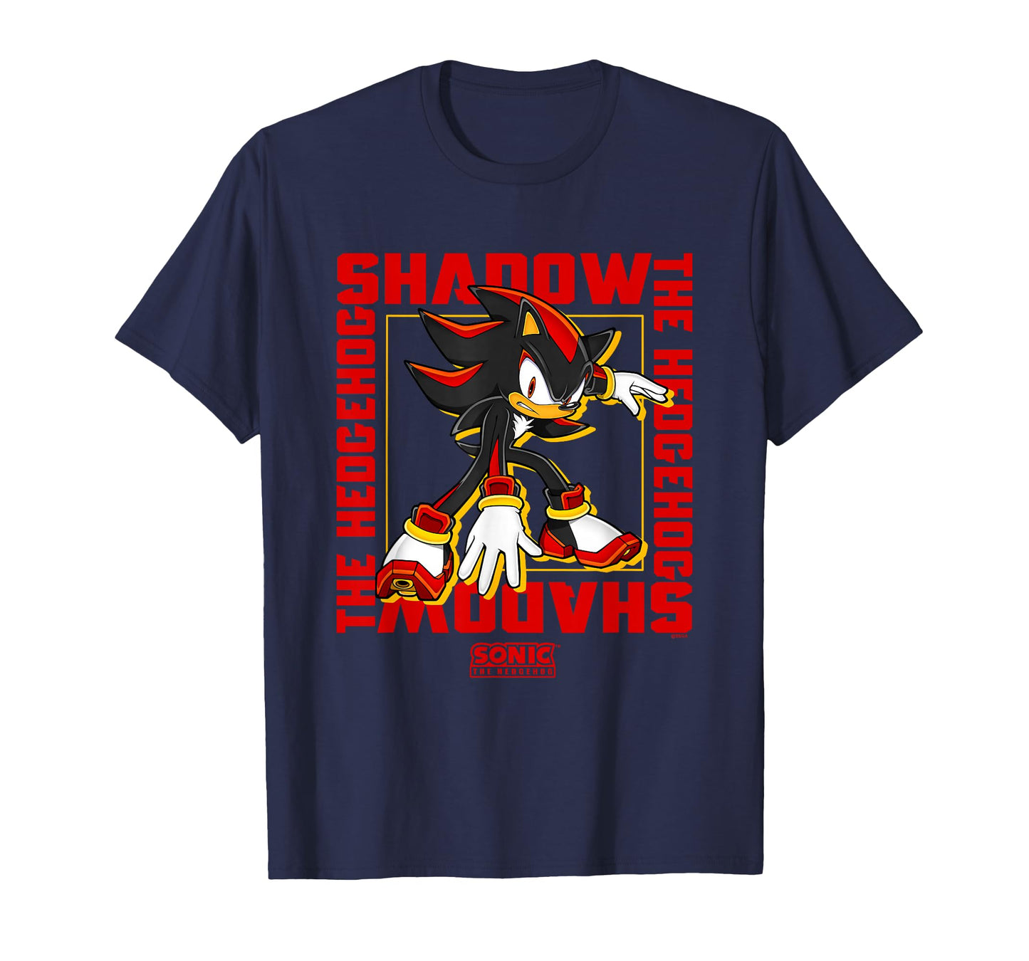Sonic The Hedgehog Shadow The Hedgehog Epic Portrait T-Shirt