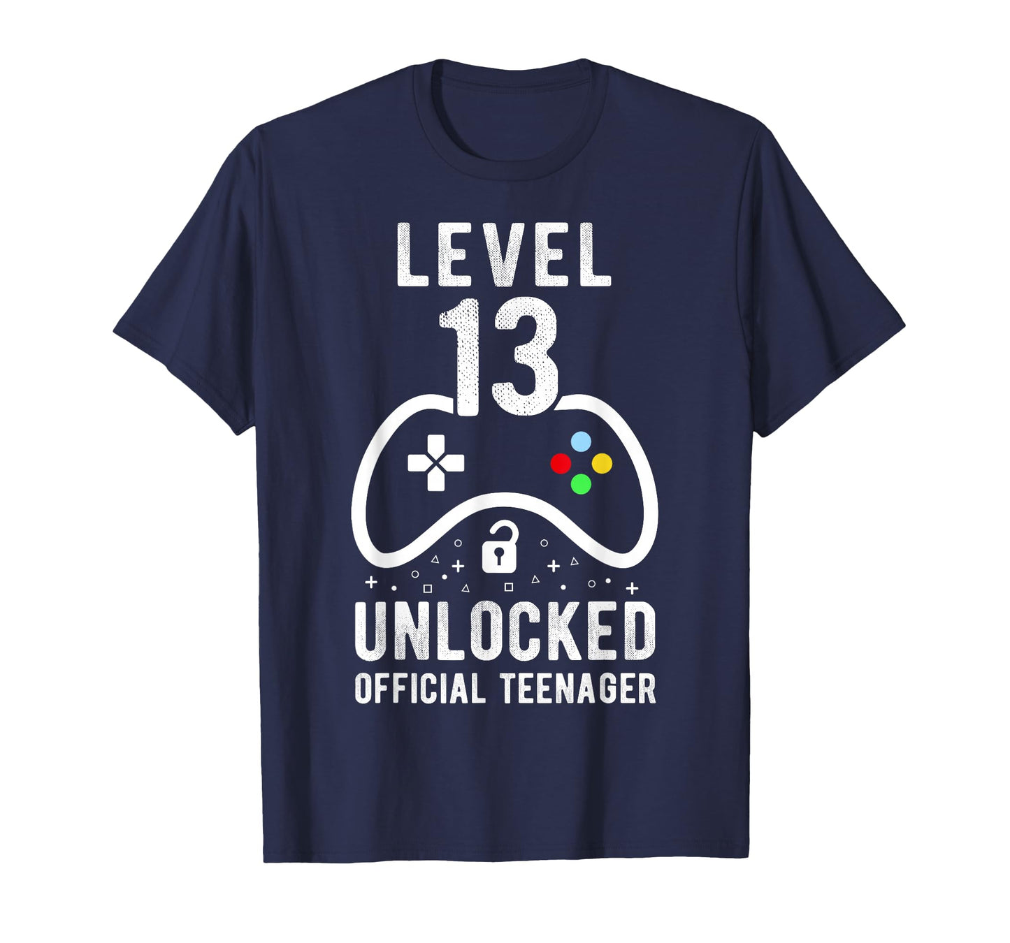 Official Teenager 13th Birthday Level 13 Unlocked T-Shirt