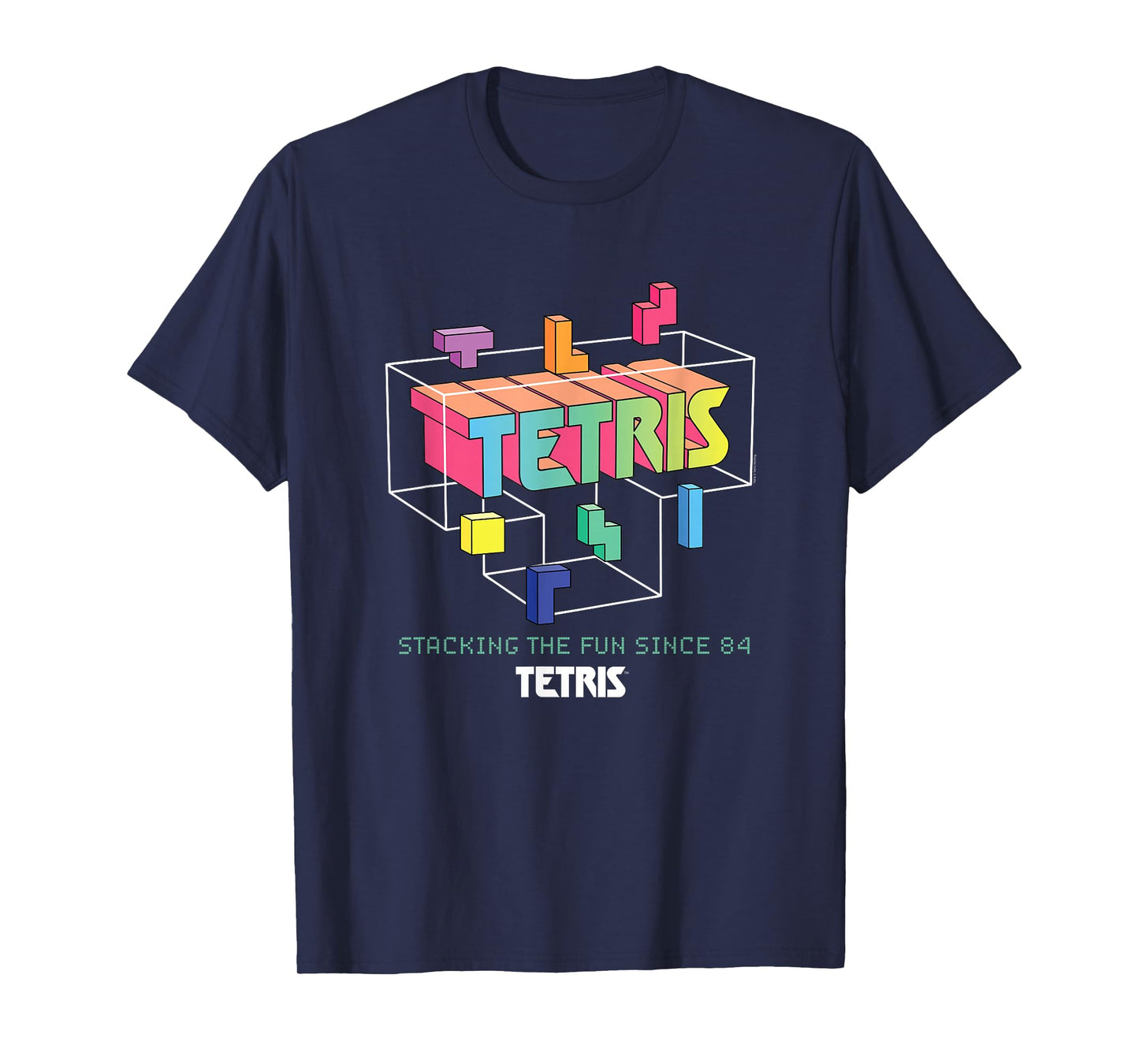 Tetris Stacking the Fun Since '84 T-Shirt