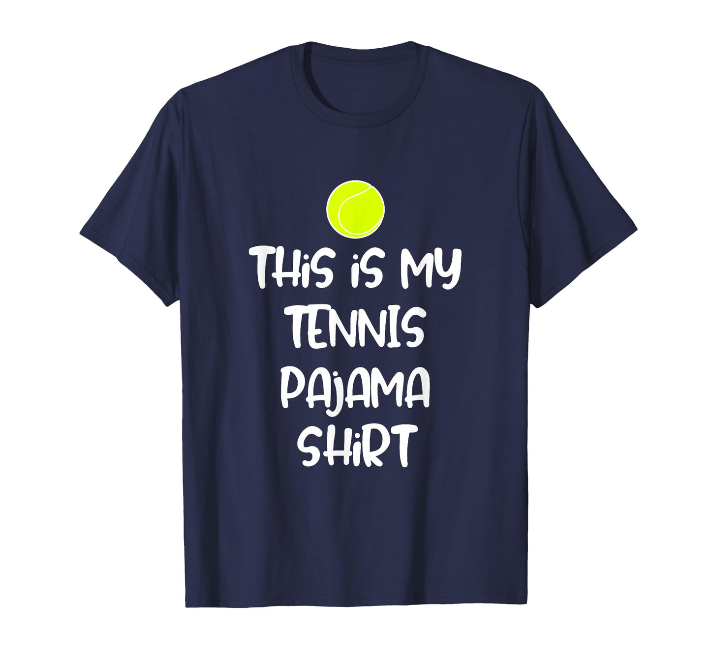 This is My Tennis Pajama Shirt for Teens Boys Girls T-Shirt T-Shirt