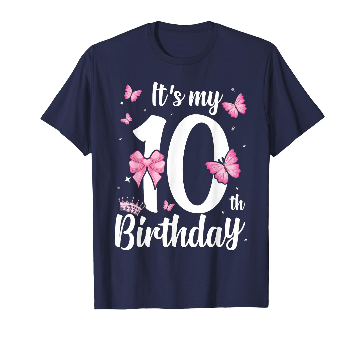 10th Coquette Themed Birthday 10 Year Old Girl Coquette Bow T-Shirt