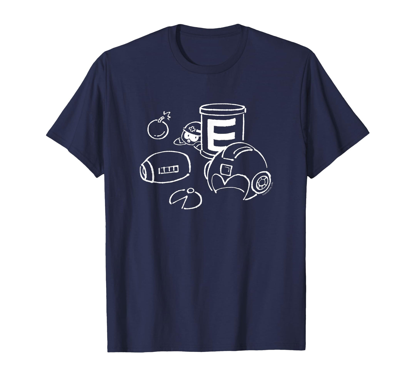 MEGA MAN Line Art (A) T-Shirt
