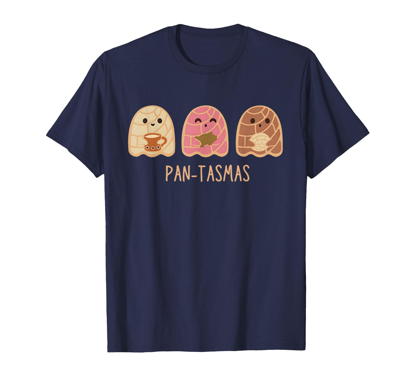 Pantasmas Ghost Funny Spooky Mexican Halloween for Women Men T-Shirt