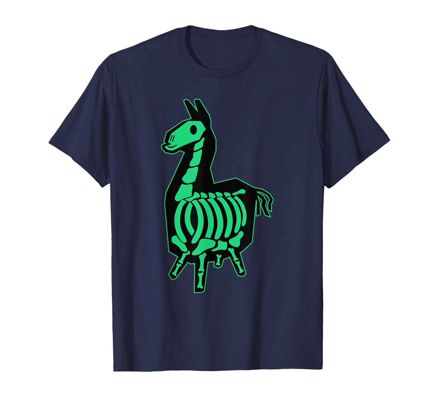 Fortnite Neon Color X-Ray Llama Center Icon T-Shirt