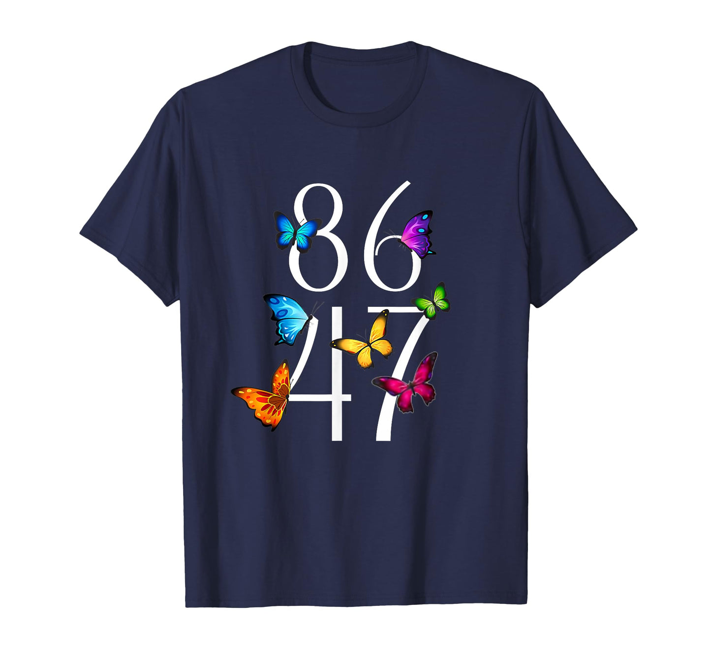 8647 anti Trump 86 47 Floral Mens Womens T-Shirt
