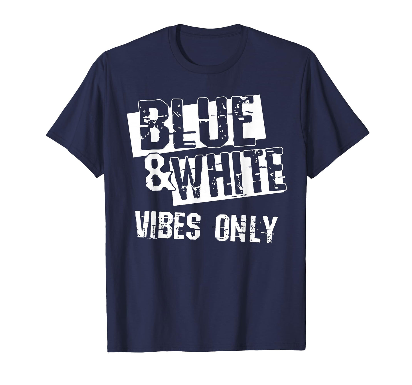 Blue and White Game Day Group Shirt for High School Football T-Shirt