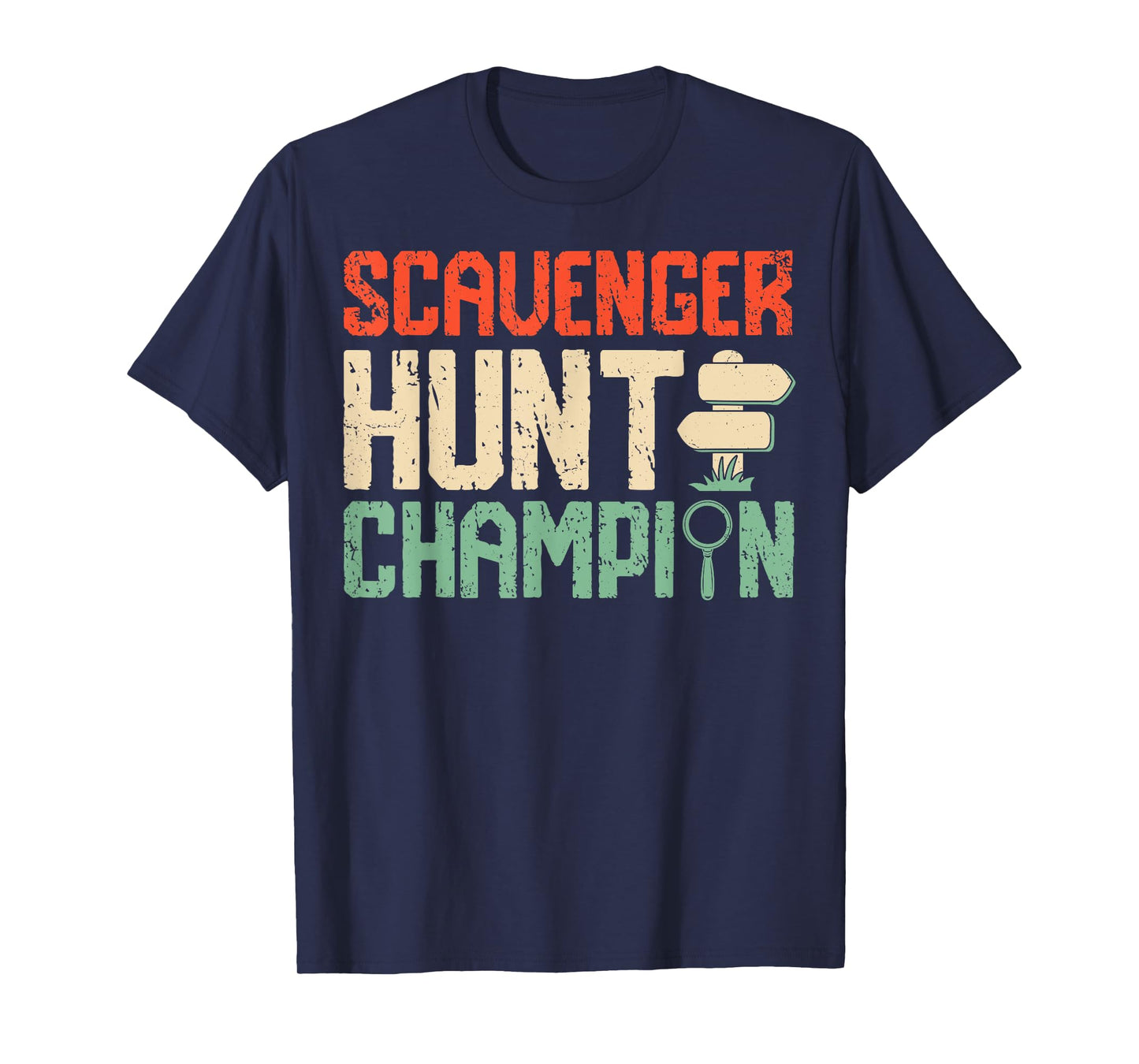 Scavenger Hunt Champion Fun Design T-Shirt