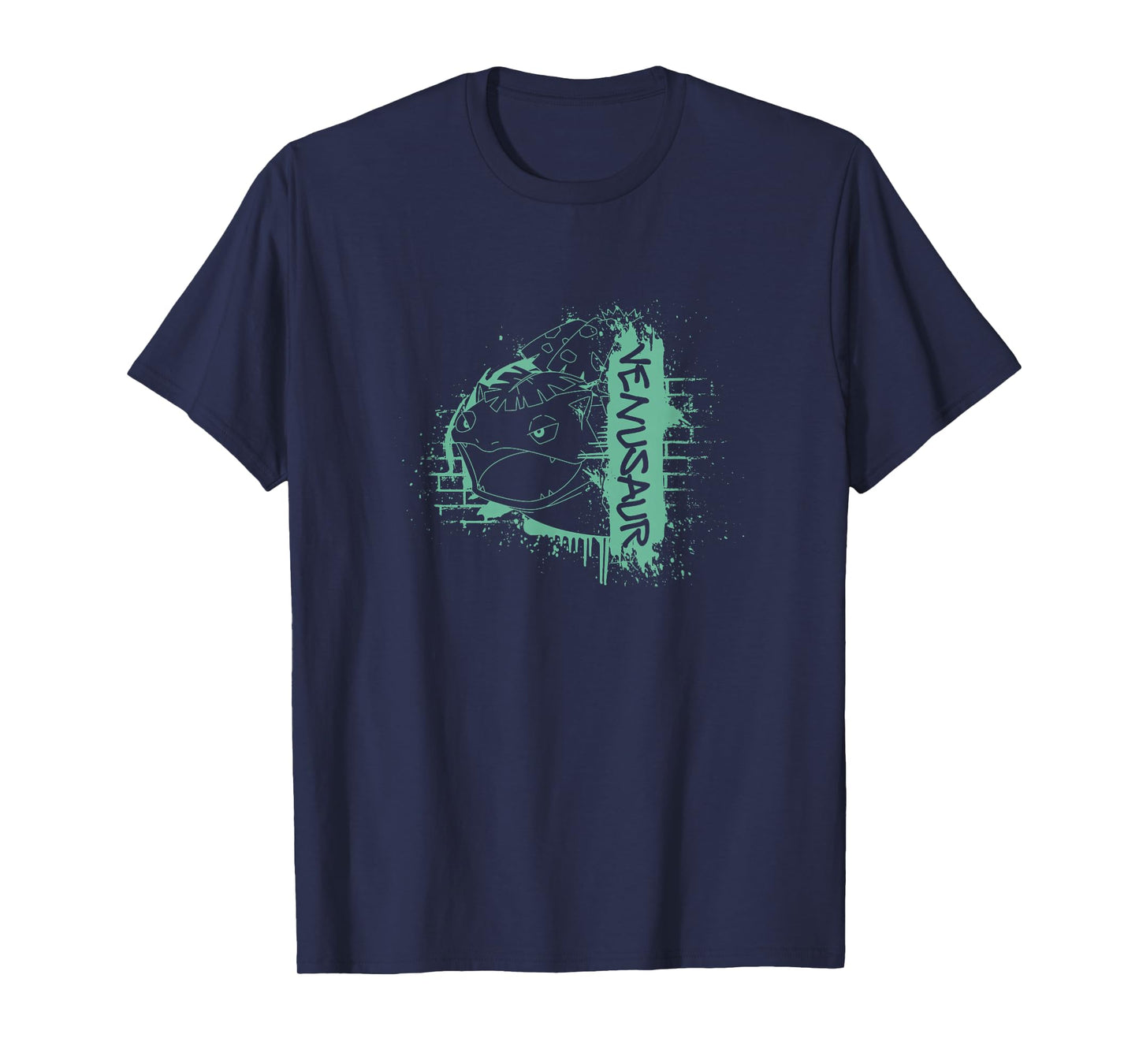 Pokémon Venusaur Final Form Graffiti Brick Line Art T-Shirt