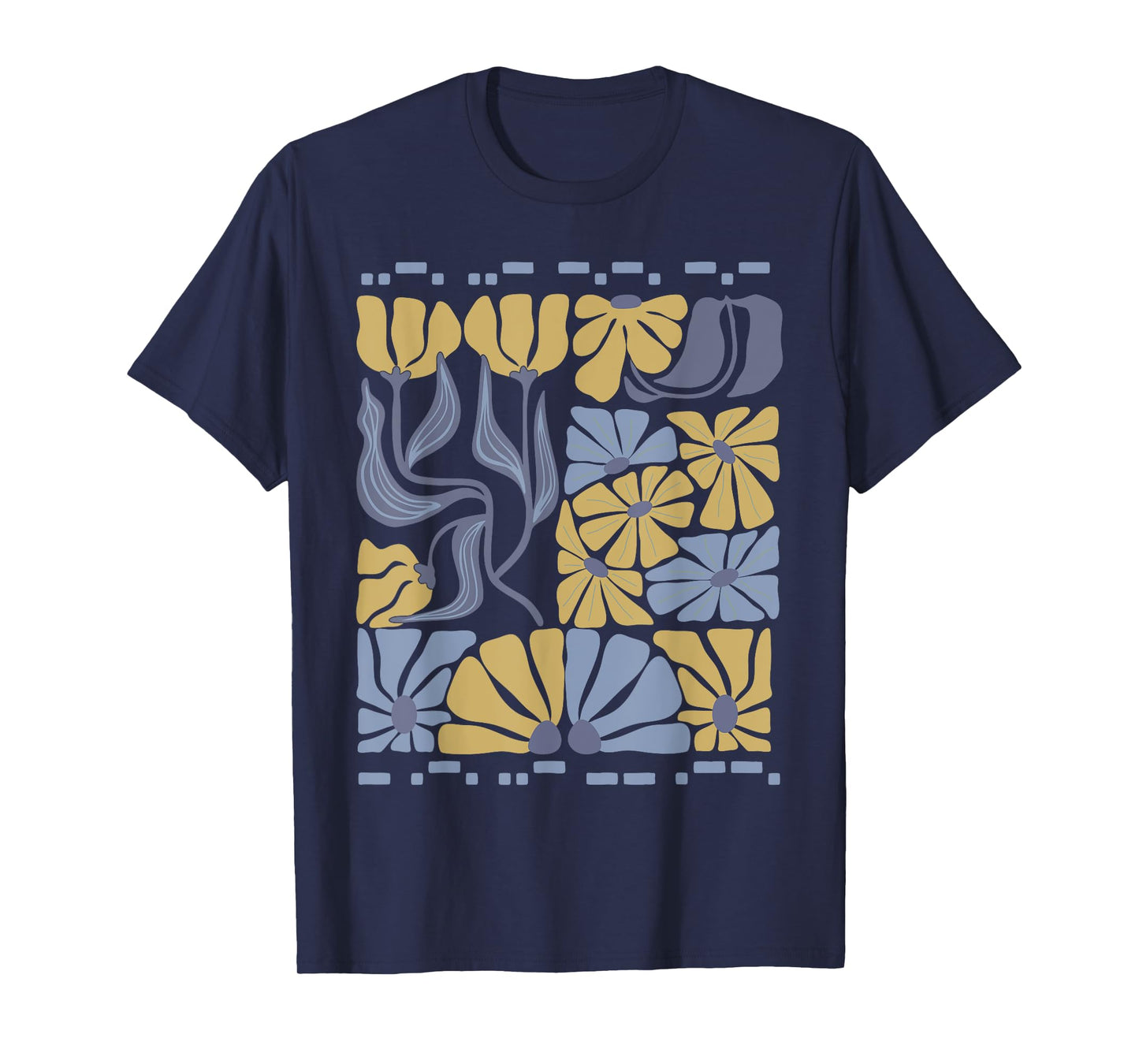 Morse Code 8647 Subtle Anti Trump 86 47 Floral Boho Style T-Shirt