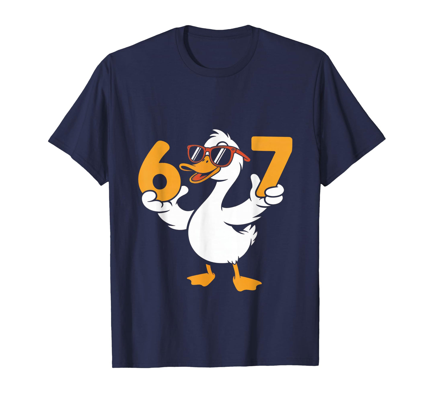 67 Meme Funny Goose Humor Six Seven Gen Alpha T-Shirt