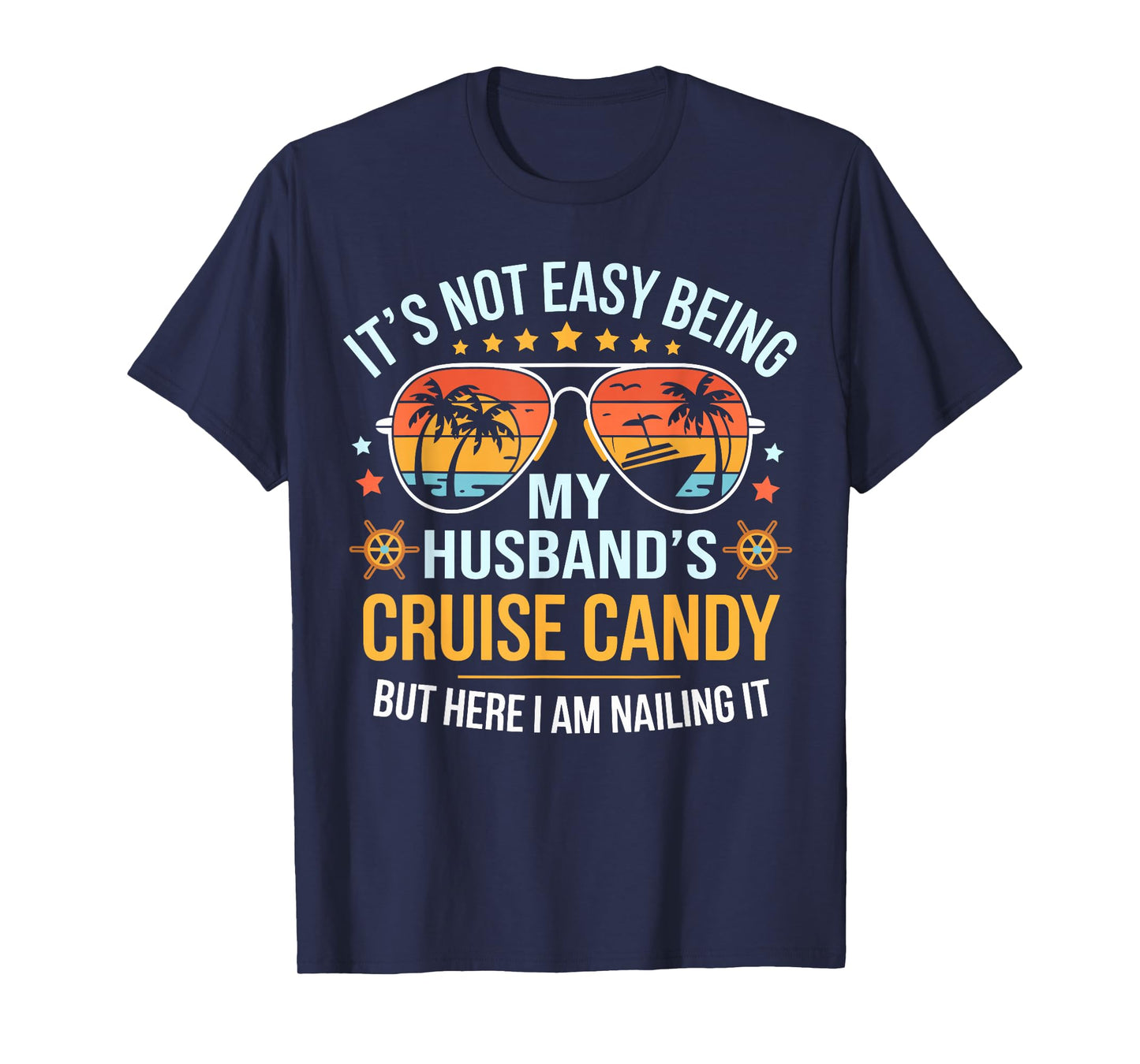 Matching Couples Cruise Candy Husband and Wife Cruise T-Shirt