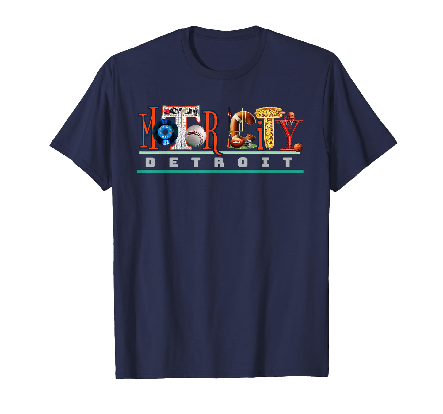 The Motor City Love A Detroit Team Fan T-Shirt