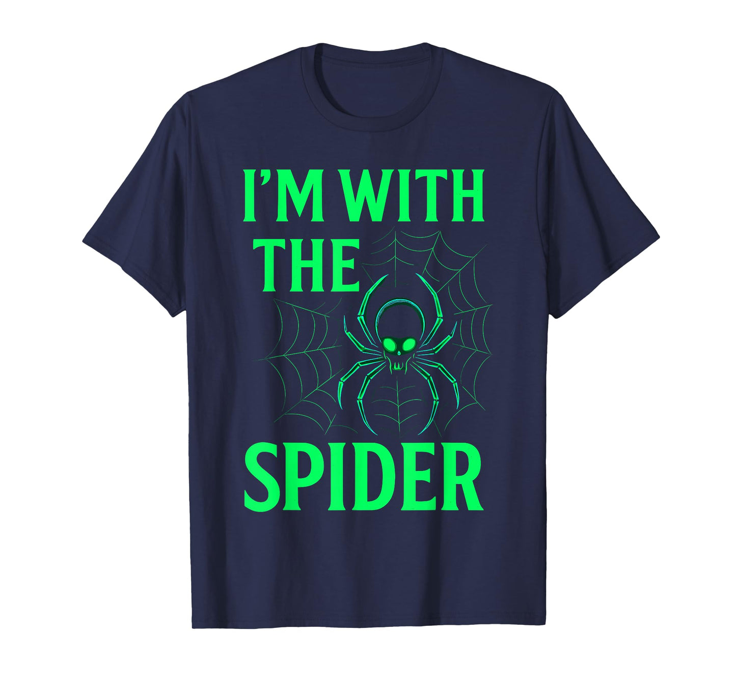 I’m with The Spider Shirt, Funny Halloween Costume T-Shirt