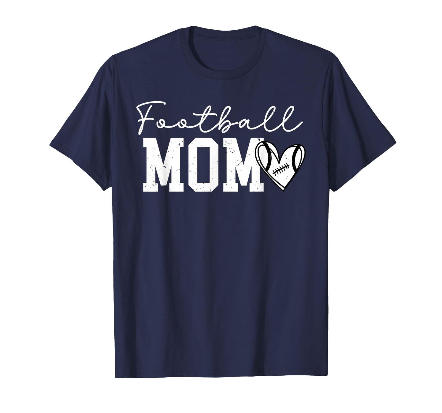 Football Mom Mama Football Game Day Sports Go Cheer Season T-Shirt
