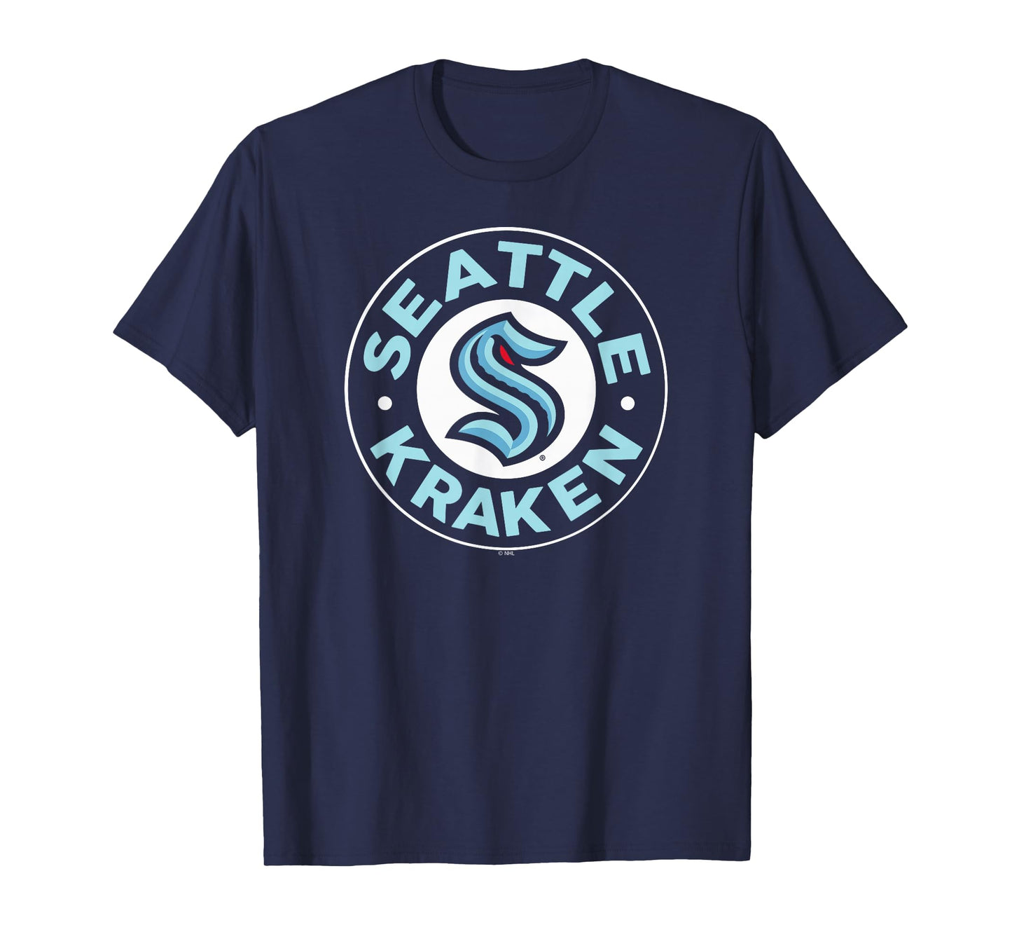 Seattle Kraken Symbol Navy Officially Licensed T-Shirt