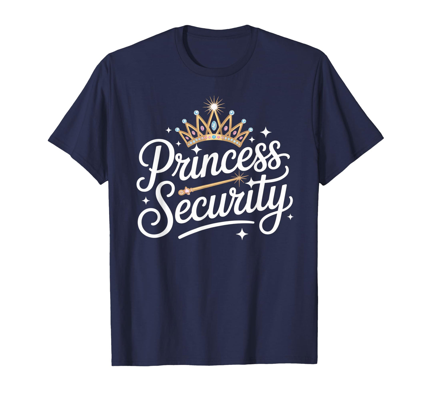 Princess Security Funny Halloween Costume Dad Mom Group T-Shirt