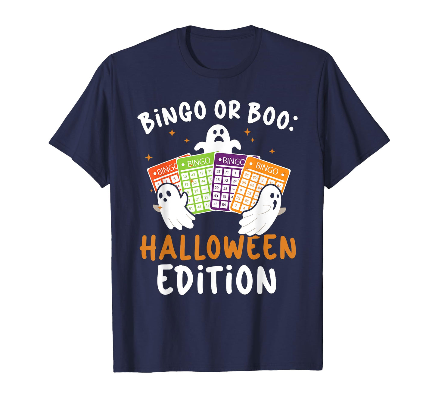 Bingo Halloween Trick Or Treat Bingo Player Bingo Caller T-Shirt