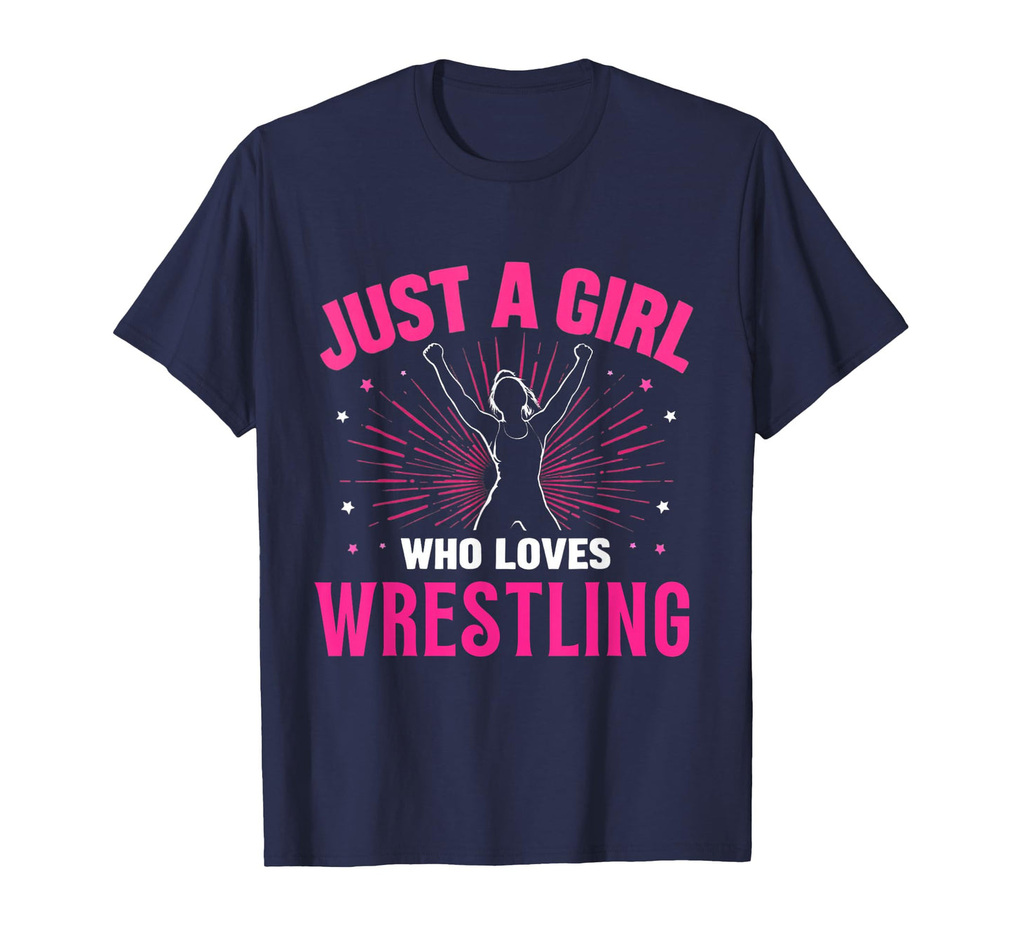 Just A Girl Who Loves Wrestling, Girls & Kids, Wrestler Girl T-Shirt