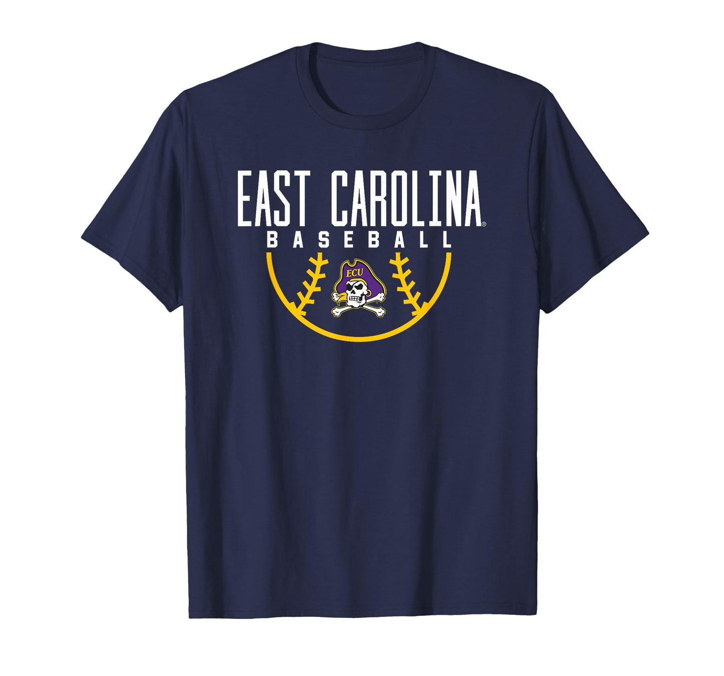 East Carolina University ECU Pirates Baseball Arch T-Shirt