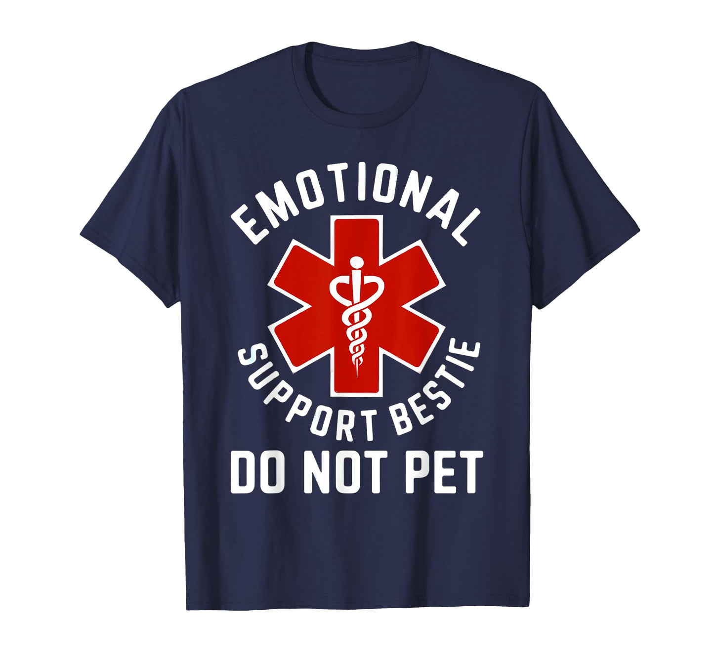 Do Not Pet Emotional Support Bestie Best Friend Matching BFF T-Shirt
