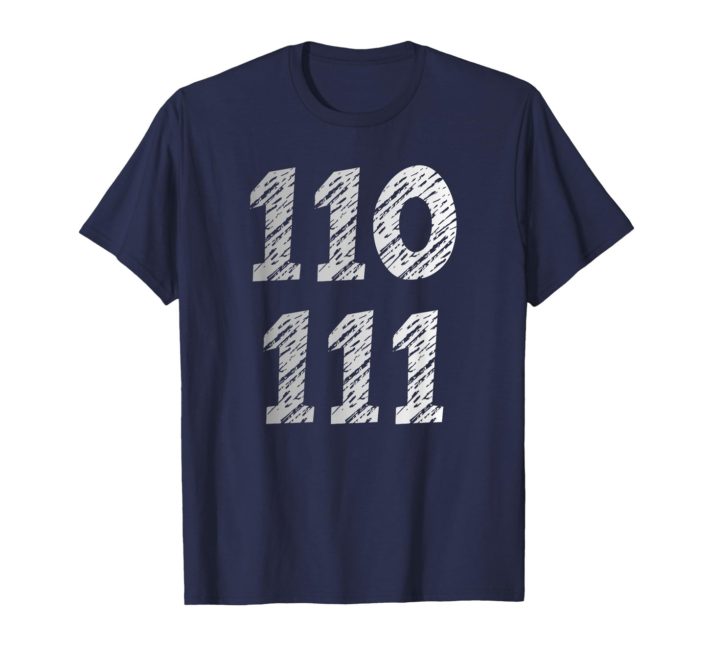 Binary 6 and 7 Geek Humor Six Seven Programmer T-Shirt