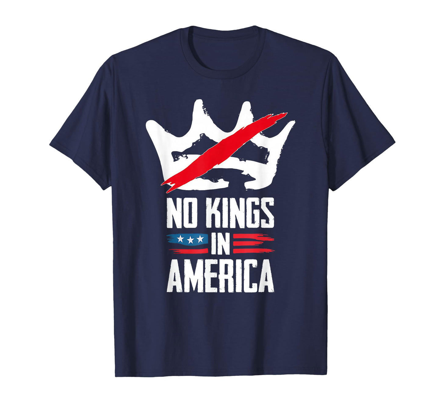 No Kings in America - No Kings Protest Men Women T-Shirt