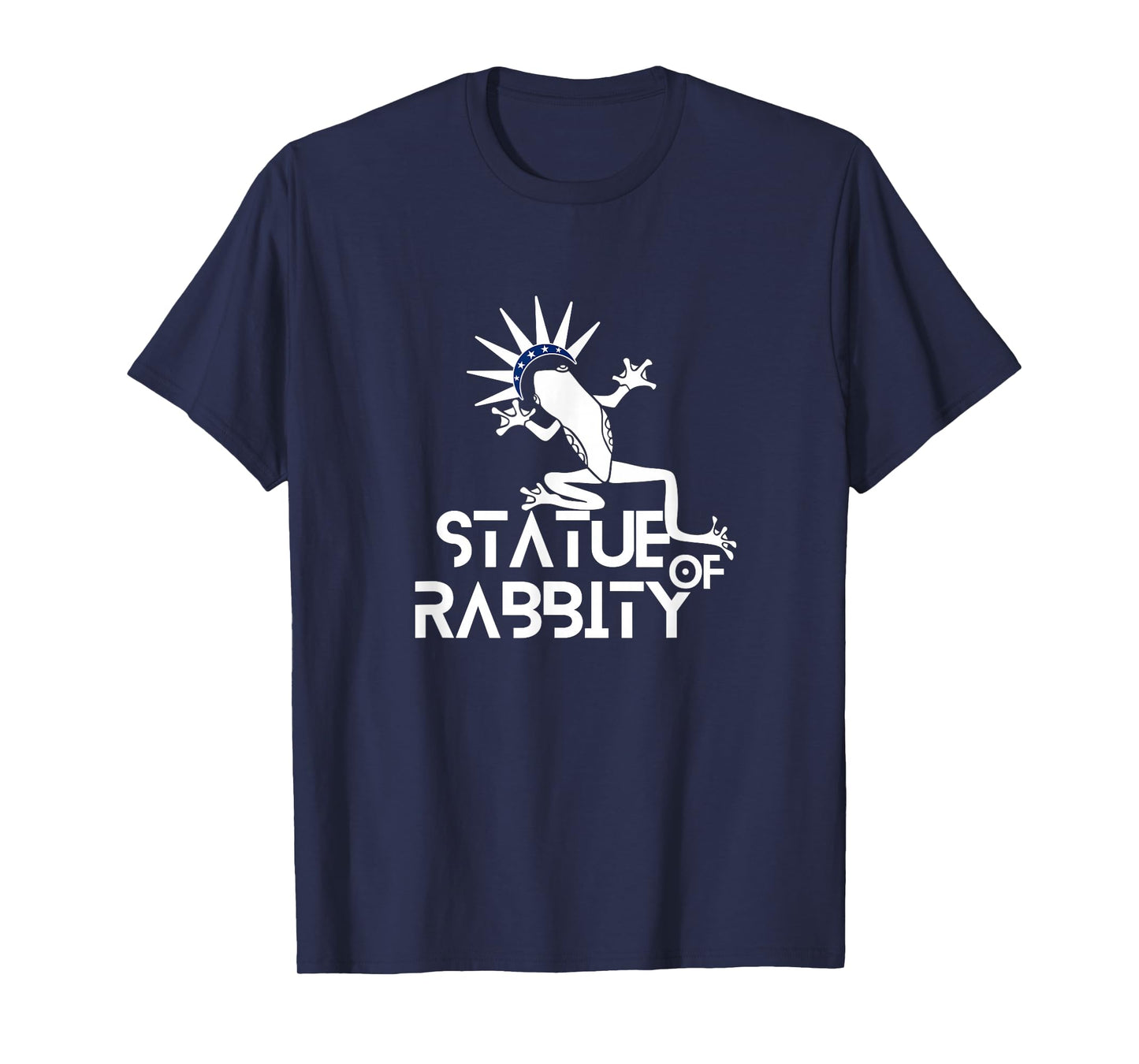 Statue of Ribbity Funny Frog Protest for Man Women T-Shirt