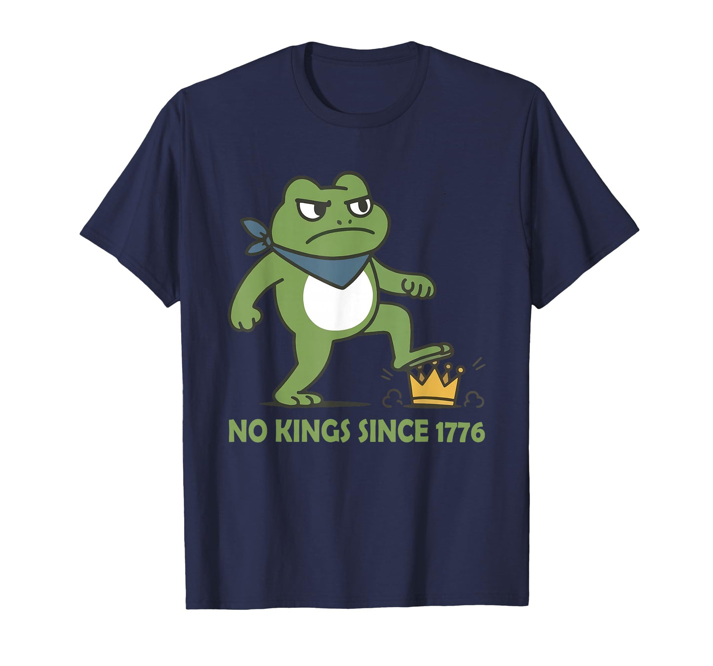 Frog Protest No Kings in America T-Shirt