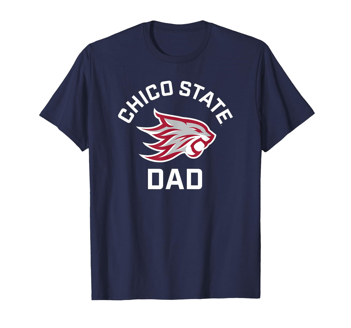 Chico State Wildcats Arched Dad T-Shirt