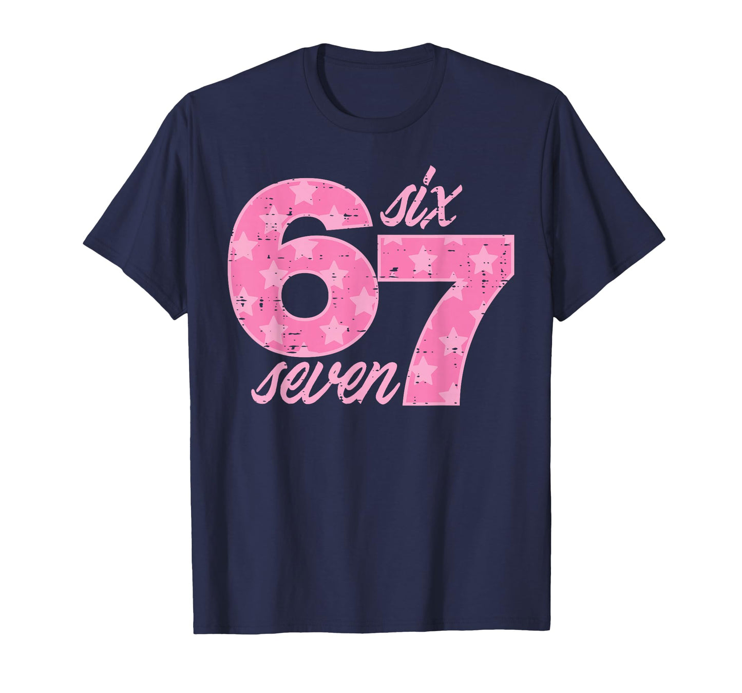 Six Seven 67 Meme Funny Meme 6 7 Costume Kids Girls Youth T-Shirt