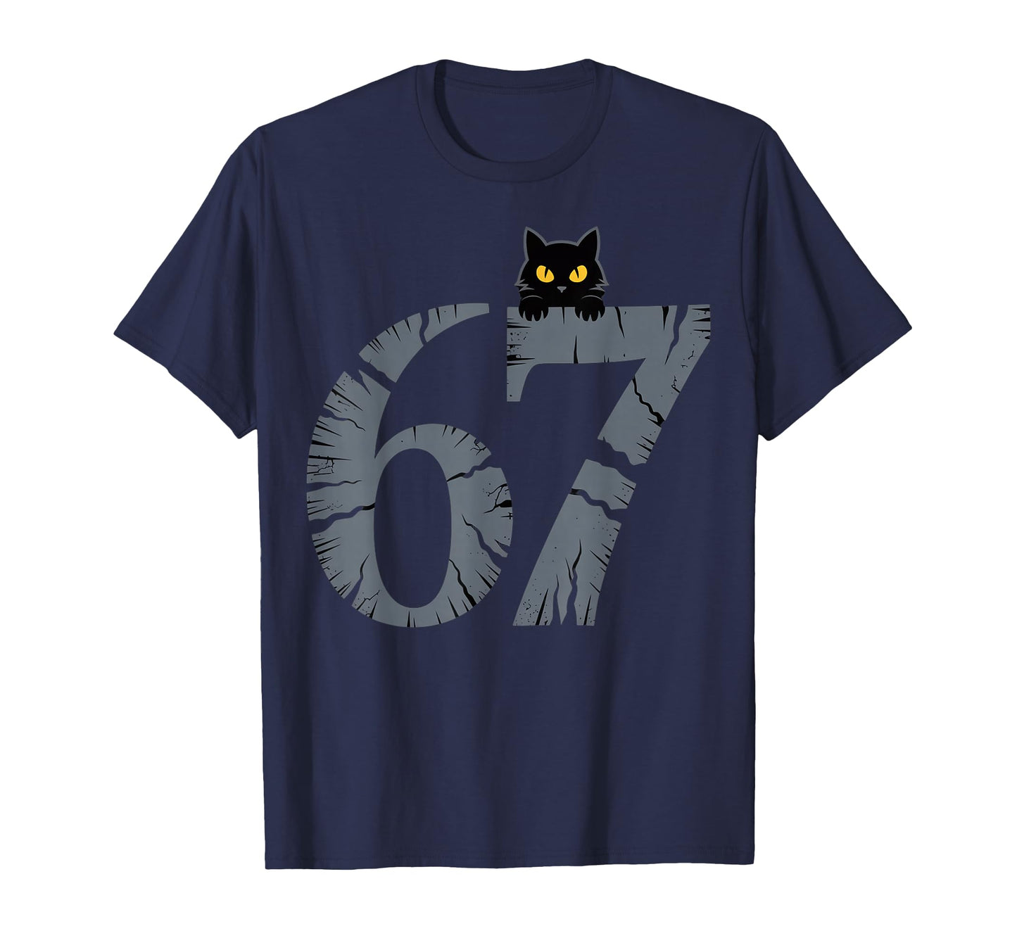 Cat Six Seven Meme Teacher 6 7 Halloween Costume T-Shirt