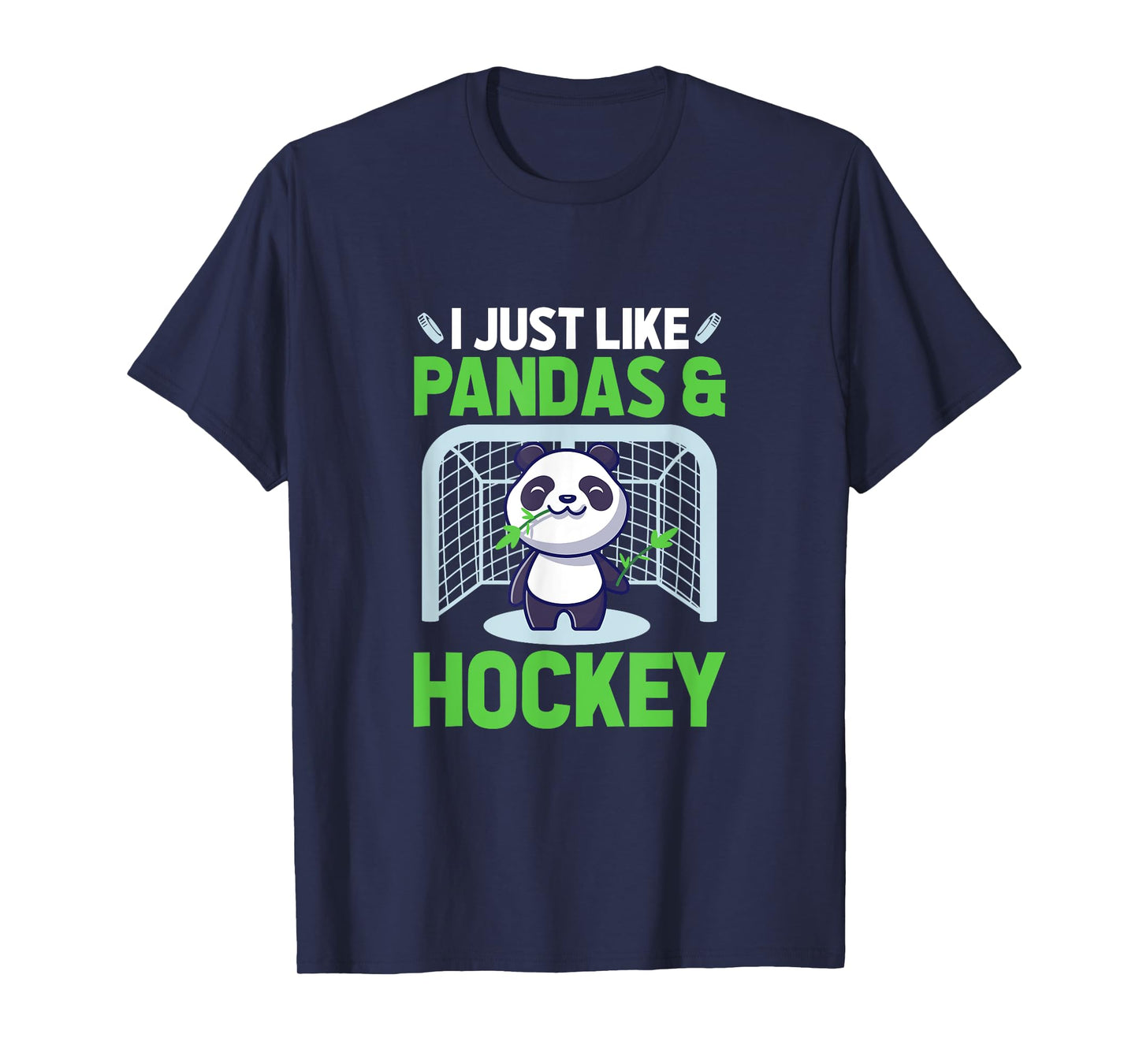 Ice Hockey I Just Like Pandas & Hockey T-Shirt