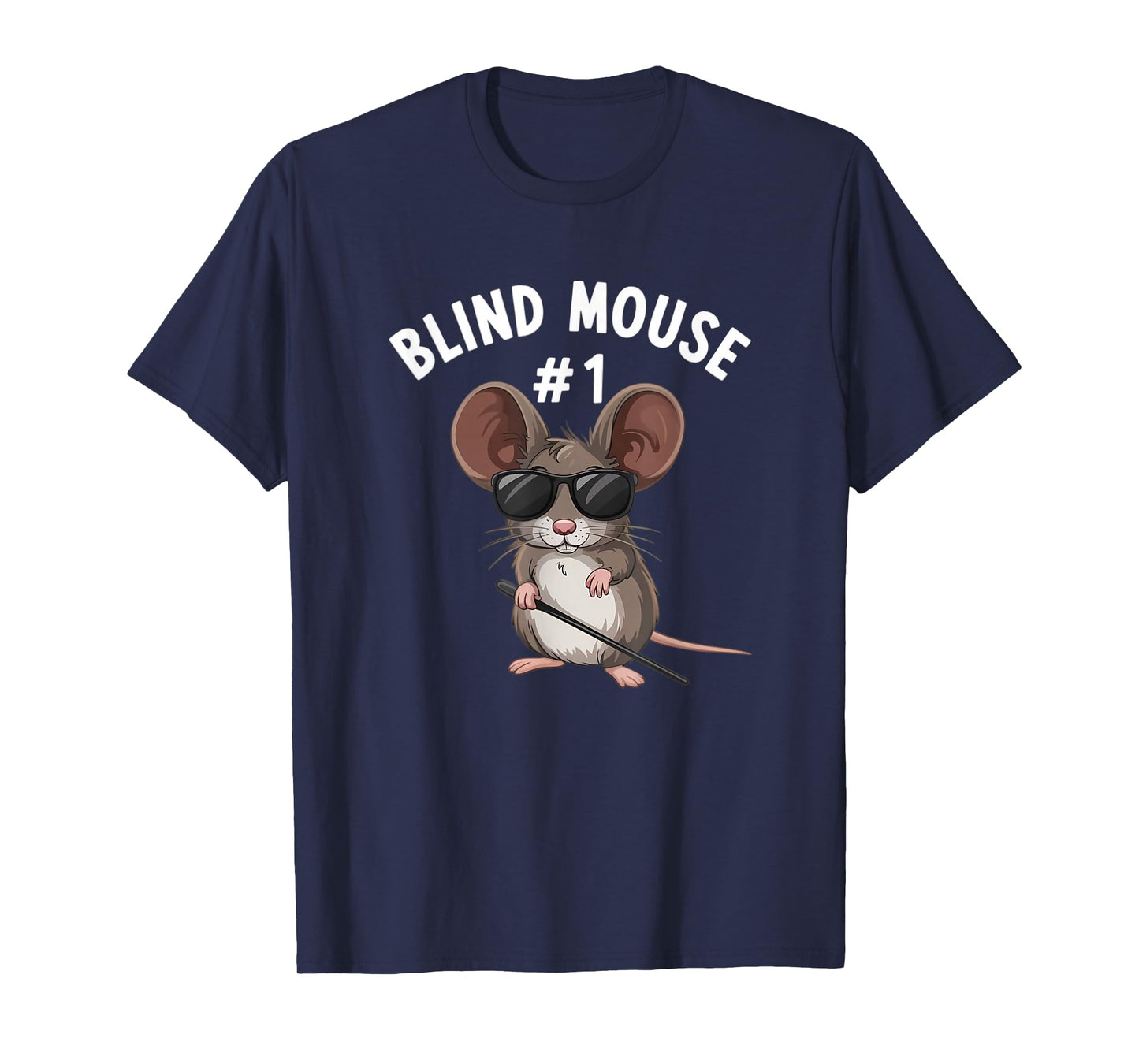 Blind Mouse 1 Three Blind Mice Halloween Costume T-Shirt