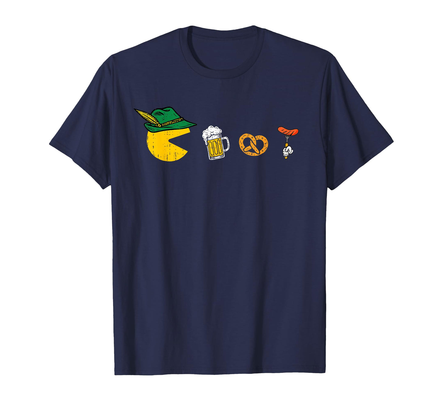 Funny Gamer Oktoberfest Lederhosen Drinking Beer Festival T-Shirt