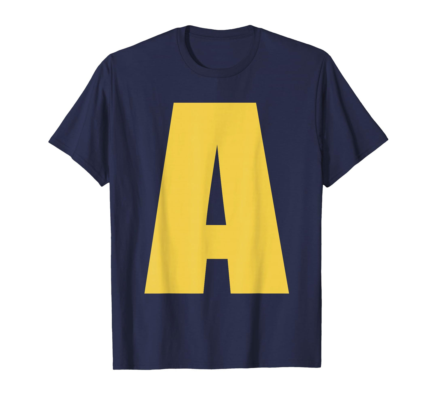 Letter A Funny Group Matching Halloween Costume T-Shirt
